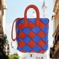 Bottega Veneta Bicolor Intreccio Soft-leather Bag-shaped Charm