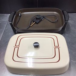 Presto Self-Basting Electric Skillet 15”x11”