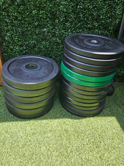 Weight plates rubber