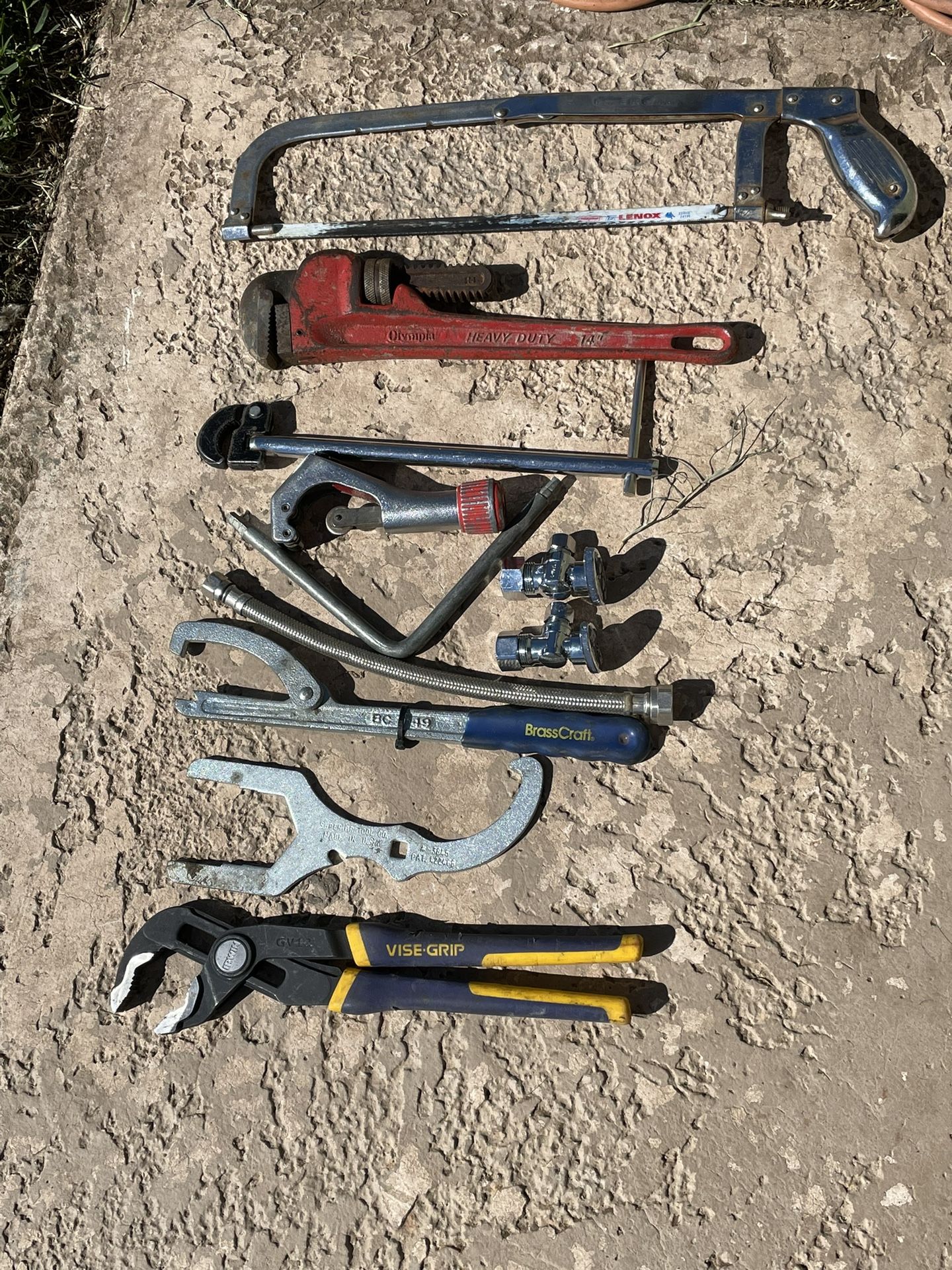 Plumbing Tools Different Wrenches  Special For Plumbers 