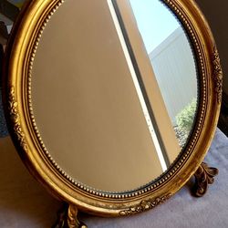 Antique Ornate Gold Mirror