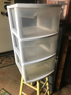 Nice three drawer storage cabinet only $15 firm