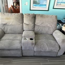 Free Couch - Electric Double Recliner Sofa - Works Great!