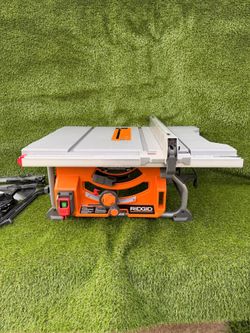 RIDGID 10 in. Portable Table Saw with Stand