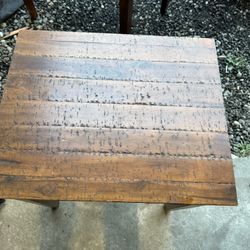 2 Real Wood End Tables