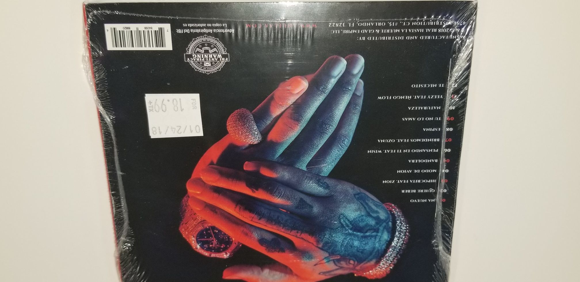 ANUEL AA REAL HASTA LA MUERTE CD NEW O.E.M