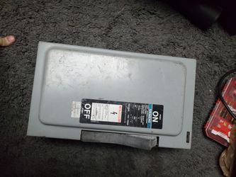 Disconnect Box 240volts Simens