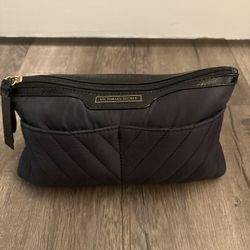black womens victorias secret cosmetic bag