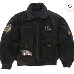 Vintage Original Guess Legends 1981 Leather Jacket Men's Large