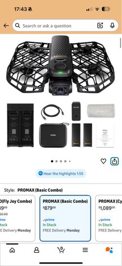 HOVERAir X1 PROMAX 8K Flying Camera Drone – Like New