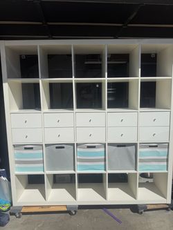 IKEA Expedit 5x5 White Cube Shelf Unit