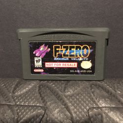 F-zero Not For Resale Gba 