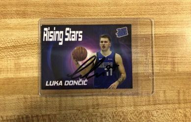 Luka Doncic Rookie Card  Autographed With COA