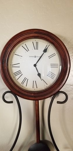 Howard Miller Wall Clock With Pendulum 