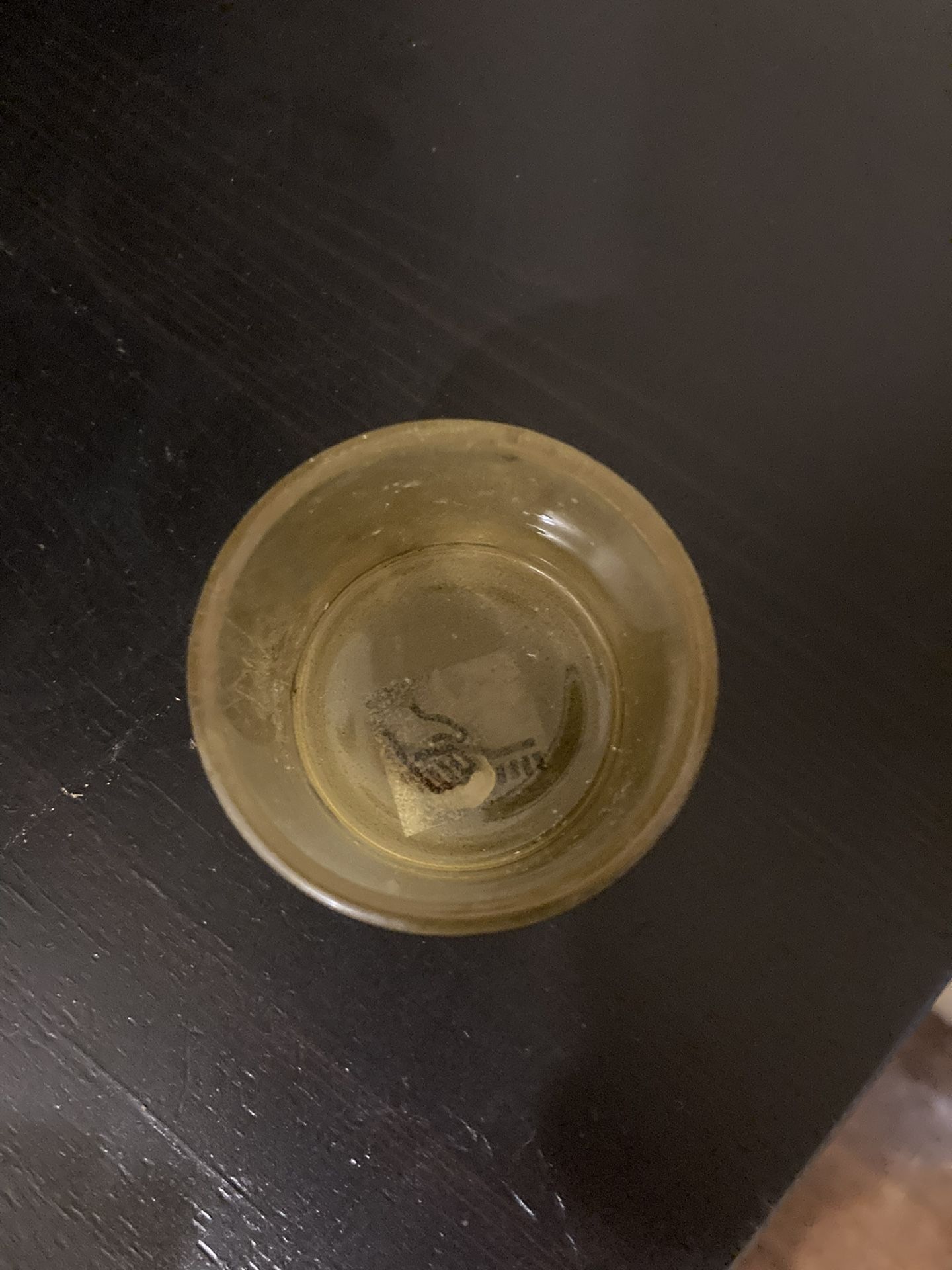 Great Condition Glass Candle Holder