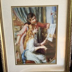 Two Sisters At The Piano 