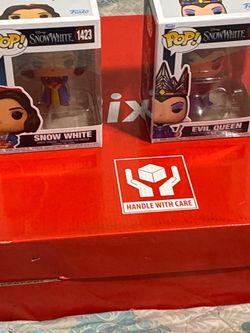 🍎👑 Disney Snow White Live-Action Funko Pop Duo — $25