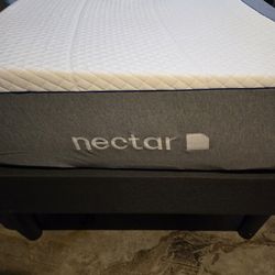 Twin Bed Frame With Nectar Mattress 