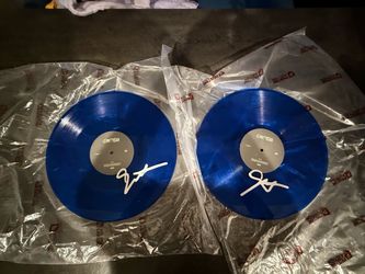 Gunna Signed One of Wun 2xLP Translucent Blue Vinyl (Dual Signed + Dual JSA Certified)