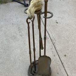 Fireplace Tools( Brass).