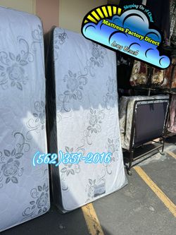 Twin deluxe mattress colchón single individual