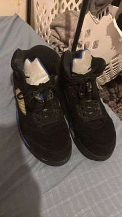 Retro Racer blue jordan 5’s