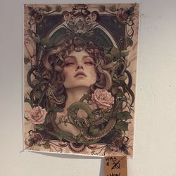 Medusa Print On Canvas $5