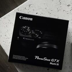 Canon G7X Mark III Silver