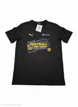 Borussia Dortmund BVB 09 US Tour Puma 'Football Unplugged' Tee - Medium