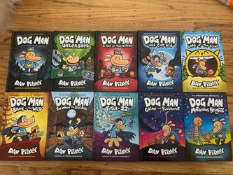 Dog Man Collection 1-10 + Cat Kid