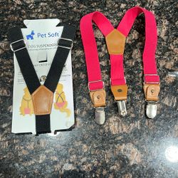 Pet Soft Dog Suspenders New