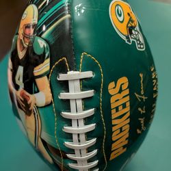 Green Bay Packers Brett Favre photo football Ltd Ed/2000 NIB