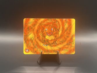 Very Rare 1996 Charmander Pokemon Pocket Monsters Prism Card Sticker