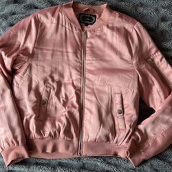 Women's Pink Bomber Jacket