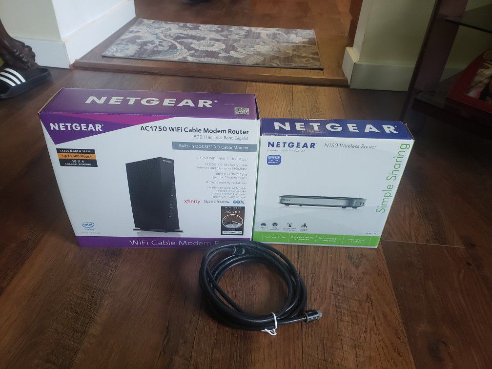 Comcast modem NETGEAR - Dual-Band Black+free