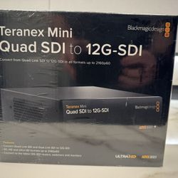 Brand New Black Magic Teranex Mini Quad SDI To 12-SDI