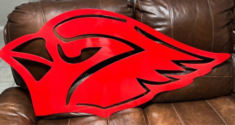 Huge Metal Az Cardinals Emblem