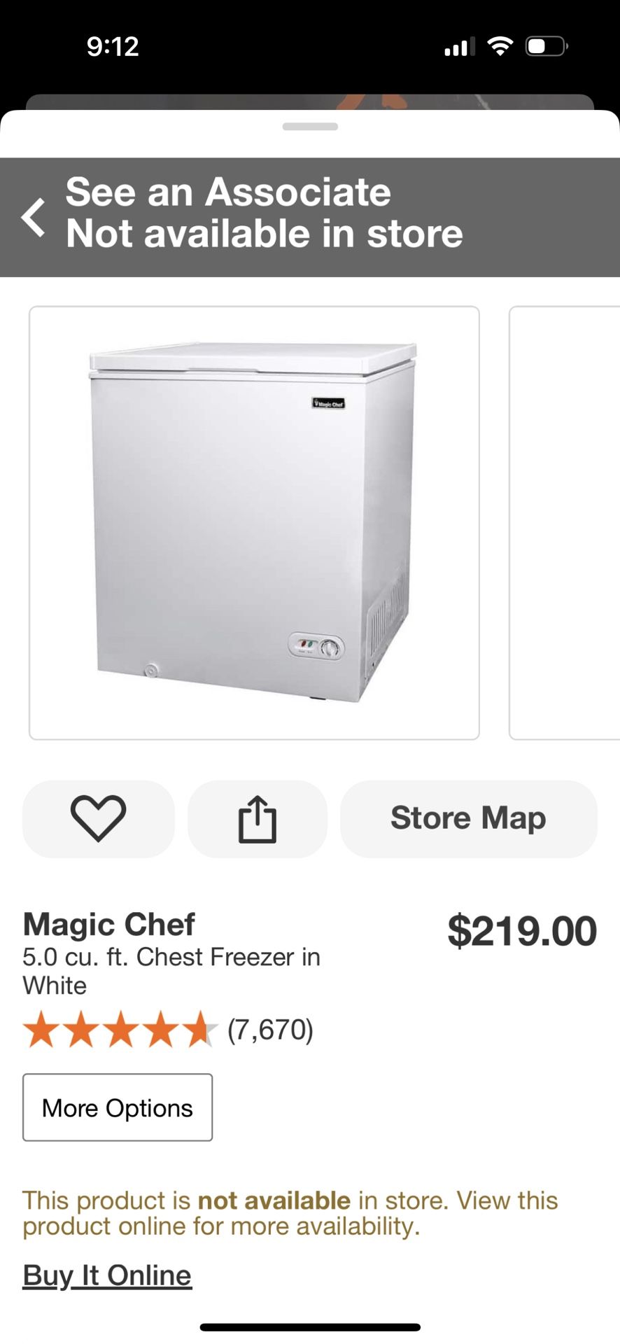 Magic, Chef Freezer