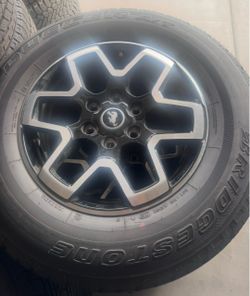 Bronco wheels Bronco tires Bridgestone tires