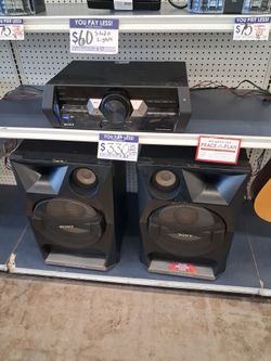 Sony Home Audio System with Speakers