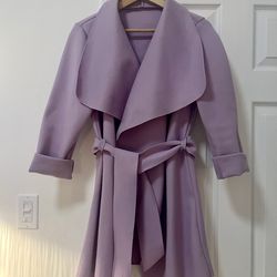 Lilac Coat Made In Italy