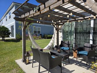 Outdoor Pergola 12'x10' Wood Pergola Gazebo