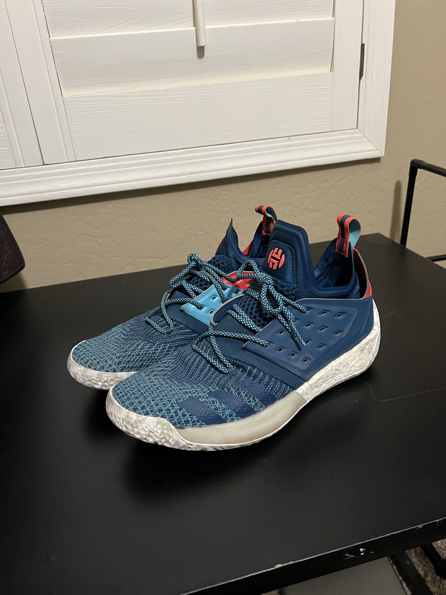 Men’s Adidas James Harden Shoes, Size 12