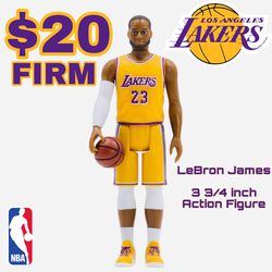 (NEW) FIRST TO 40,000! Super7 NBA LeBron James (Los Angeles Lakers) ReAction Figure