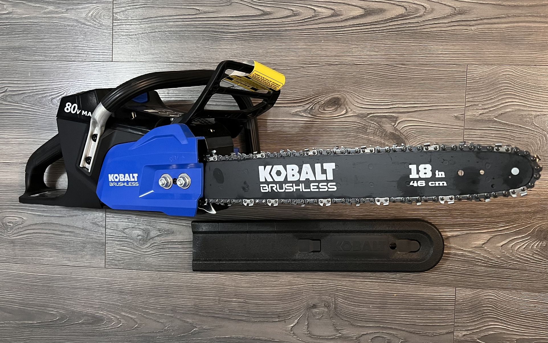 Kobalt 80-volt Max 18-in Brushless Battery Chainsaw (Battery and Charger Not Included)