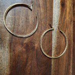 Gold Colored Hoops