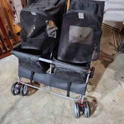 Double Pet Stroller Foldable 