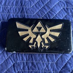 Hinge Wallet - Nintendo - New Zelda Twilight Logo Black 