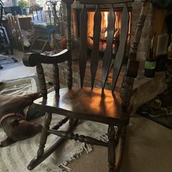 Solid Wood Rocking Chair 