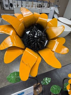 Metal Sunflowers